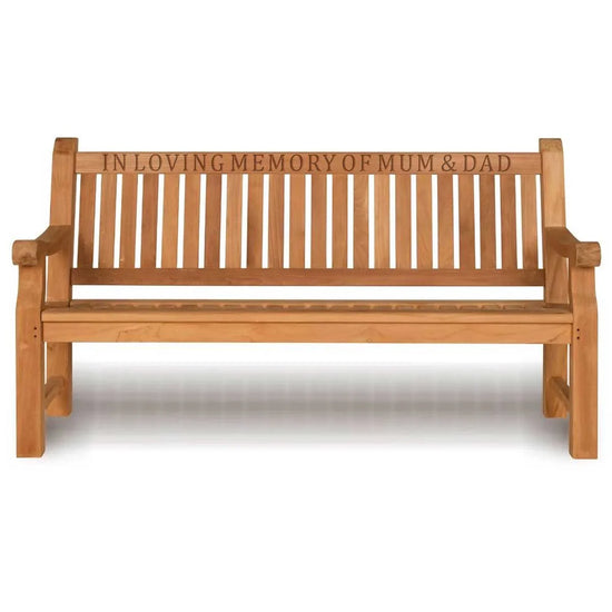 heavy duty memorial benches engraved