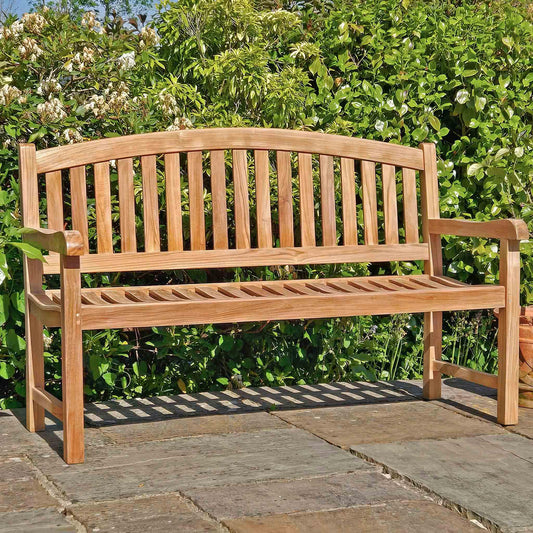 personalised memorial benches in an outdoor setting