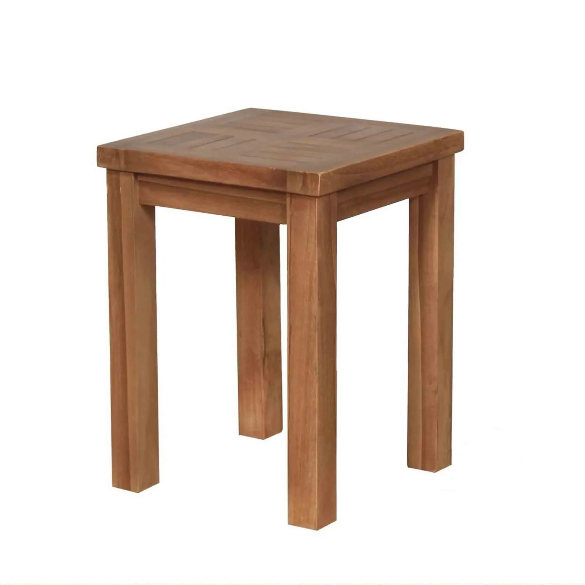 small side table for a garden in studio setting