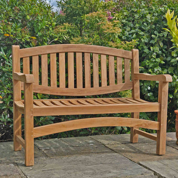 Teak Memorial Bench 2 Seat Marden