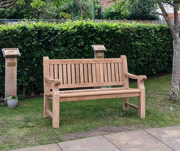 The Light That Never Fades - Crafting a Memorial Garden Bench to Honour a Son