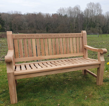 A Shared Childhood - Memorial Garden Bench Ideas to Honour a Brother or Sister
