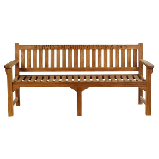 benches for graveyards with wood engraving