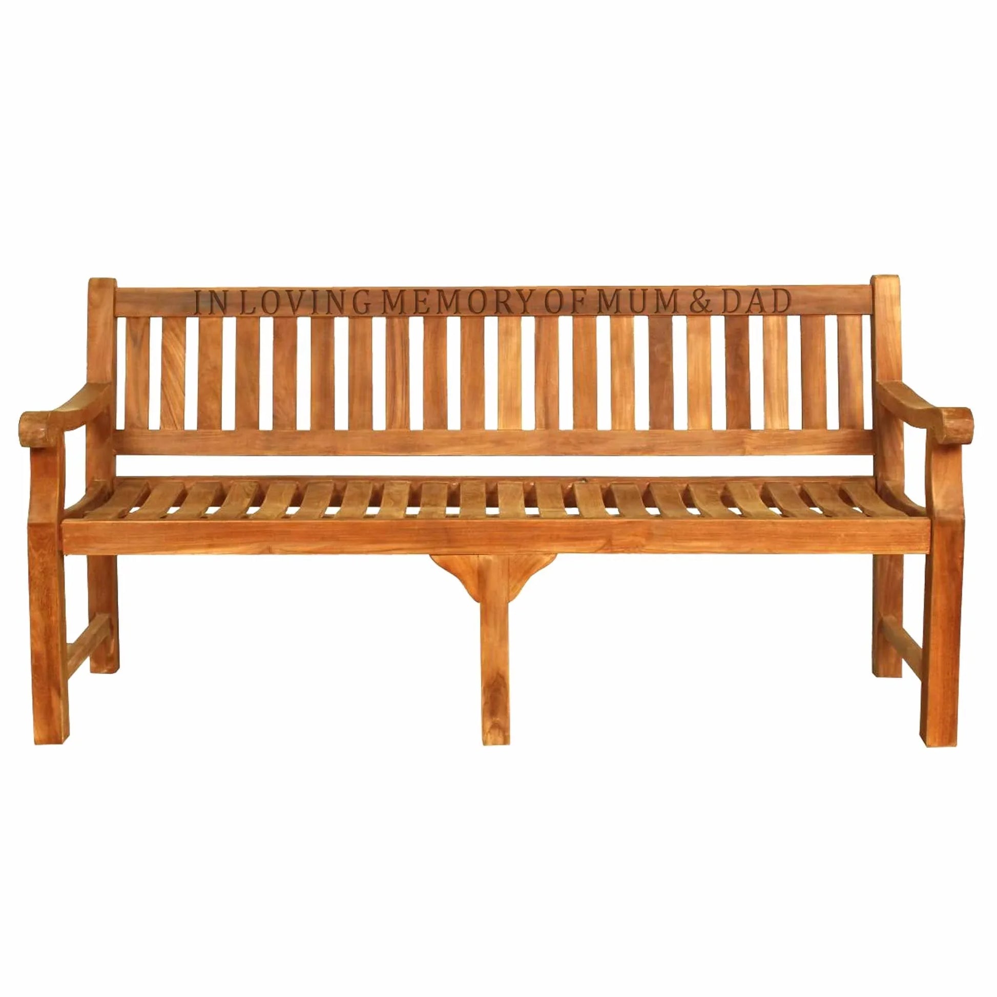 cemetery benches with wood engraving