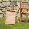 garden side table and tray