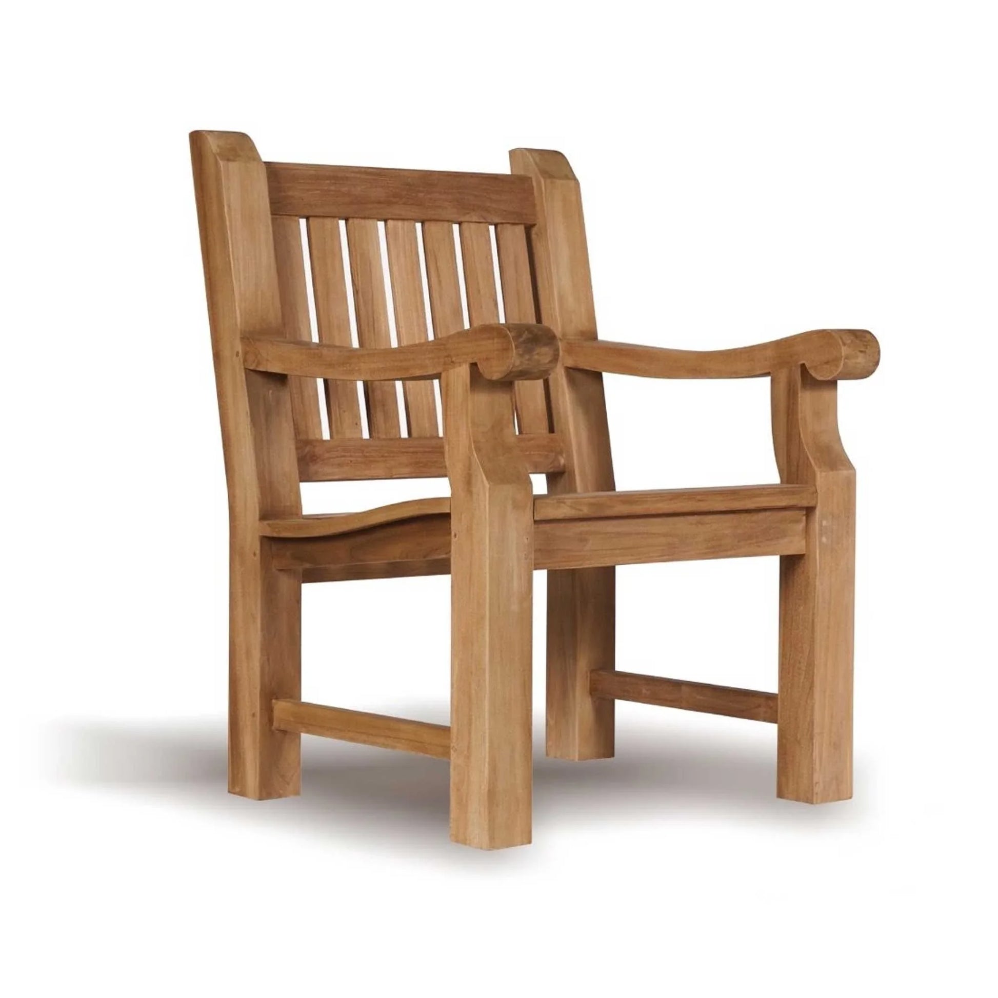 a memorial armchair at an angle UK