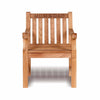 memorial chair with a wood engraving