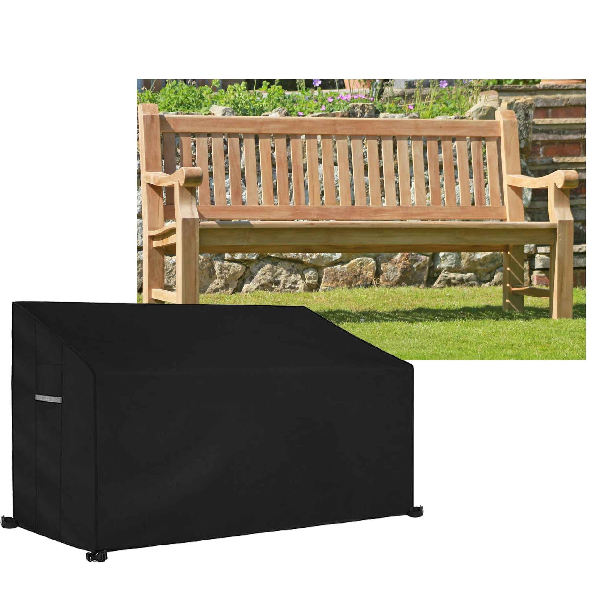 Seat Memorial Bench Cover Waterproof Breathable Teak