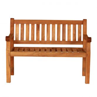 traditional memorial bench heavy strong 4ft wooden teak personalised