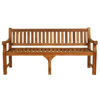 traditional memorial bench heavy wooden teak personalised