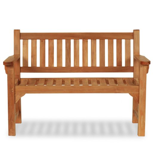 memorial bench heavy strong 4ft wooden teak personalised